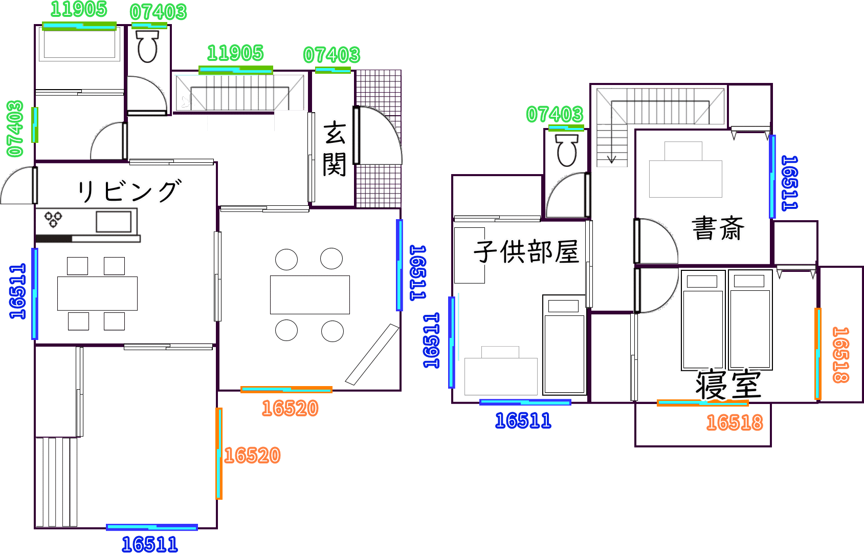 内窓/間取り１F